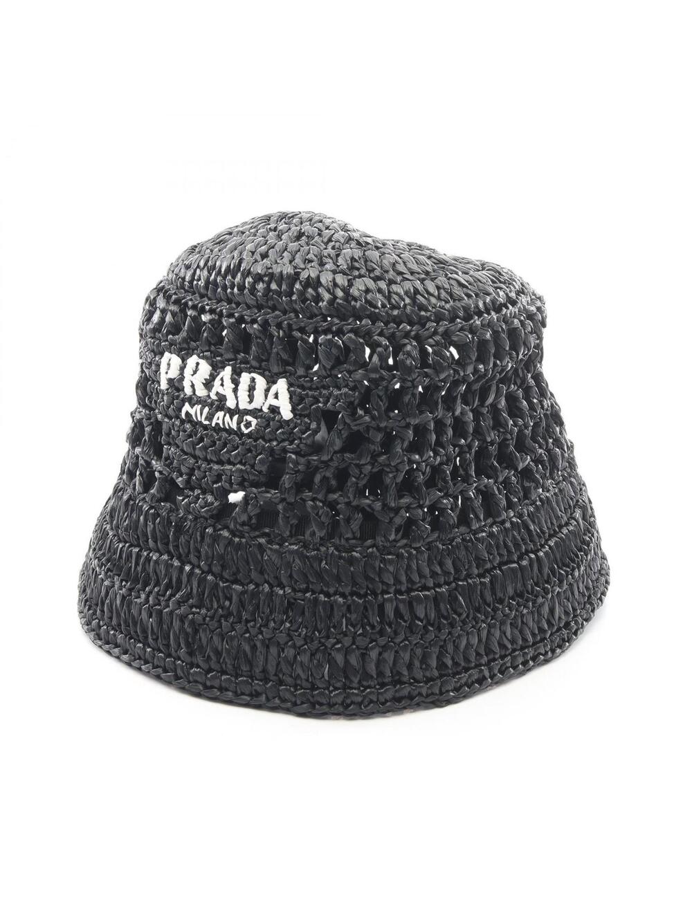 Prada Logo Bucket Hat Cap 60Cm 2A2T #288234P44B